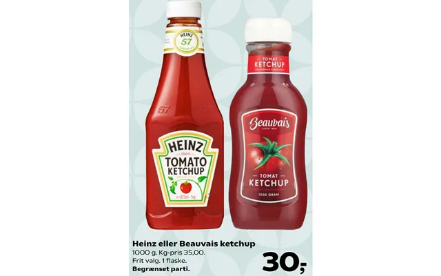 Heinz Eller Beauvais Ketchup