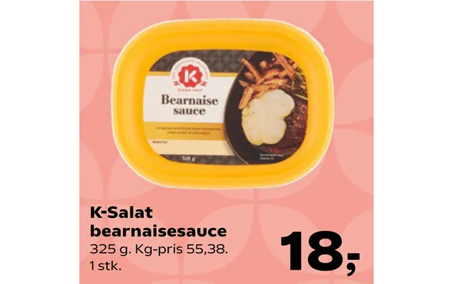 K-salat Bearnaisesauce