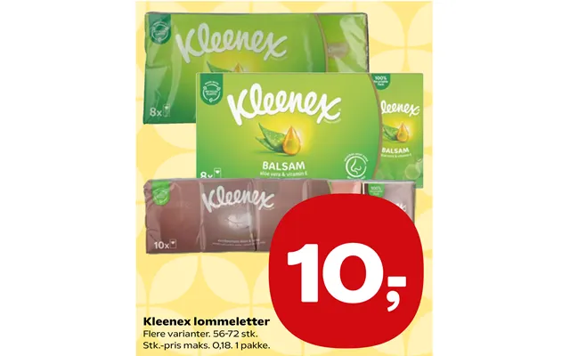Kleenex Lommeletter