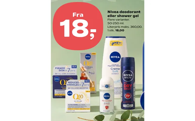 Nivea Deodorant Eller Shower Gel