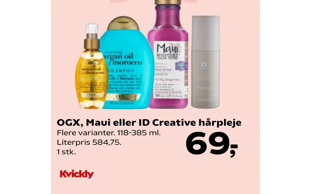 Ogx, Maui Eller Id Creative Hårpleje