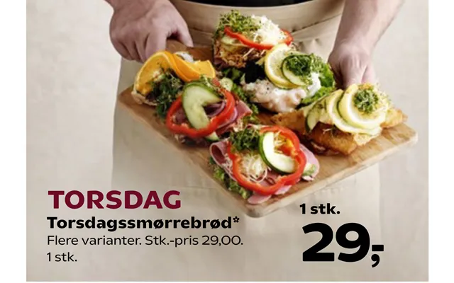 Torsdags Smørrebrød