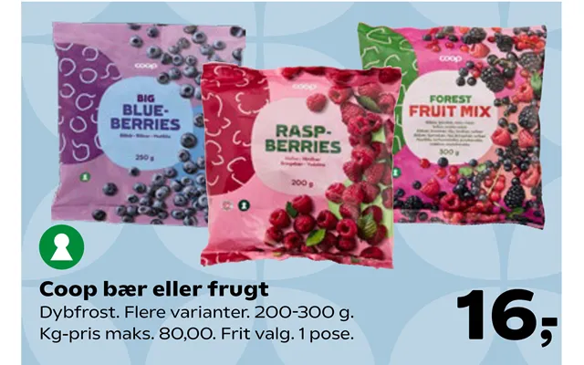 Coop Bær Eller Frugt