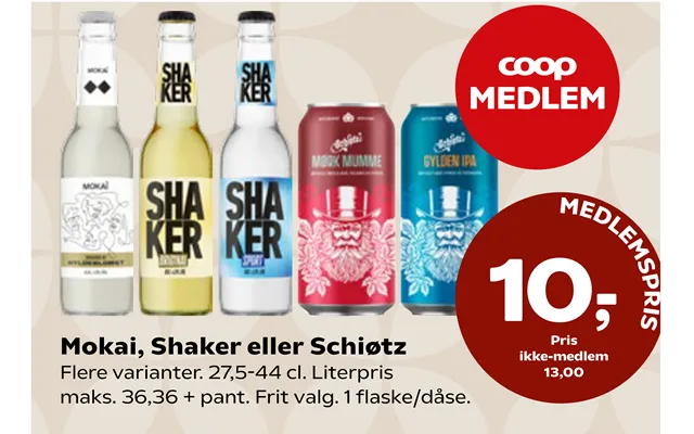 Mokai, Shaker Eller Schiøtz