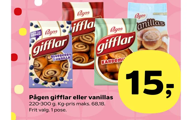 Pågen Gifflar Eller Vanillas