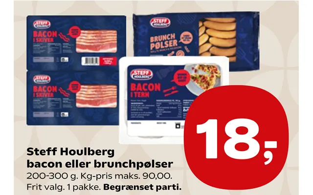 Steff Houlberg Bacon Eller Brunchpølser