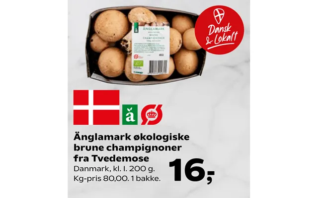 Änglamark Økologiske Brune Champignoner