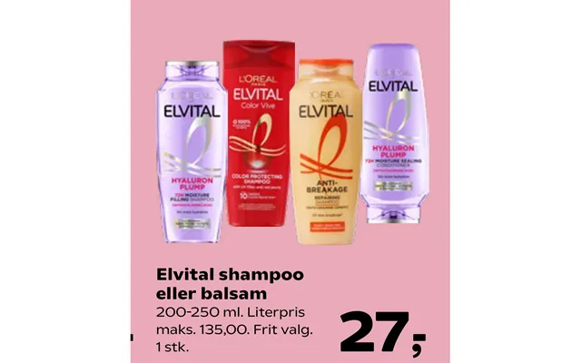 Elvital Shampoo Eller Balsam