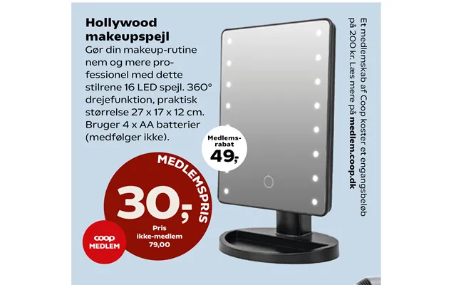 Hollywood Makeupspejl