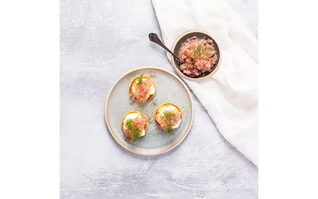 Blinis Med Stenbiderrogn - Dild Og Creme Fraiche 4 Personer
