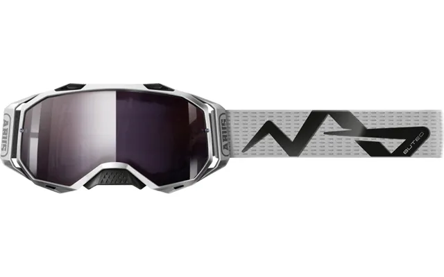 Abus Buteo Goggles, Polar White Leveres Med Farvet Glas - Og Ekstra Klart Glas