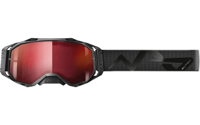 Abus Buteo Goggles, Velvet Black Leveres Med Farvet Glas - Og Ekstra Klart Glas