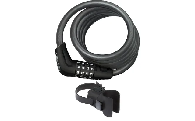 Abus Spirallås 5510 Numero Combo M Holder 5510c 180 10 Black Scmu
