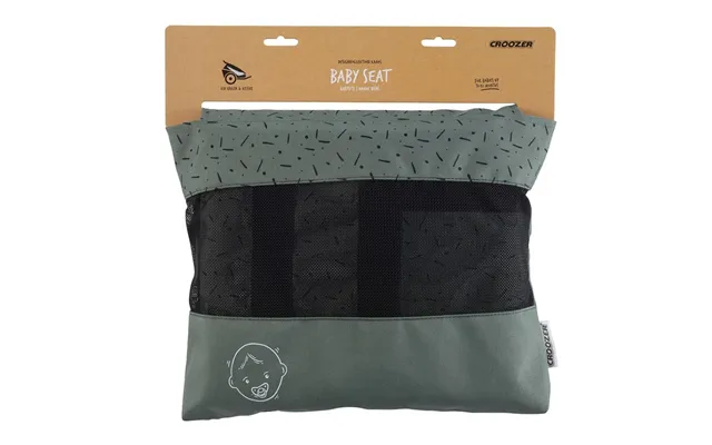 Croozer Baby Sæde For Kid Vaaya Og Keeke - Jungle Green Black