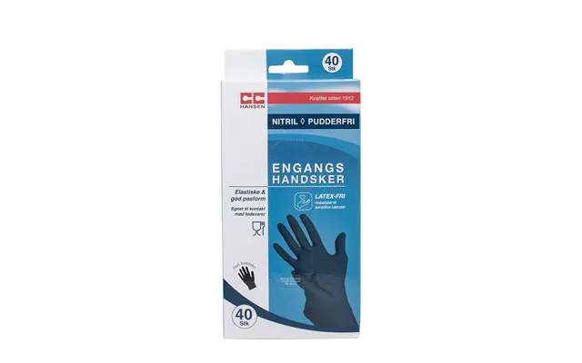 Engangs Nitril Handsker 40 Stk.