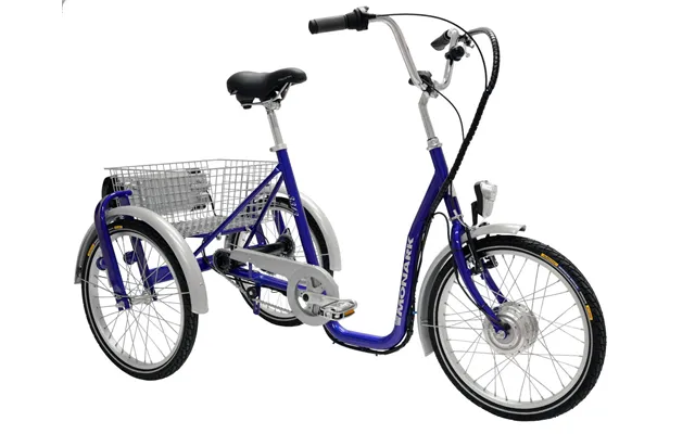 Monark 3-hjul Voksen 20 El-cykel Med 3 Gear Blå