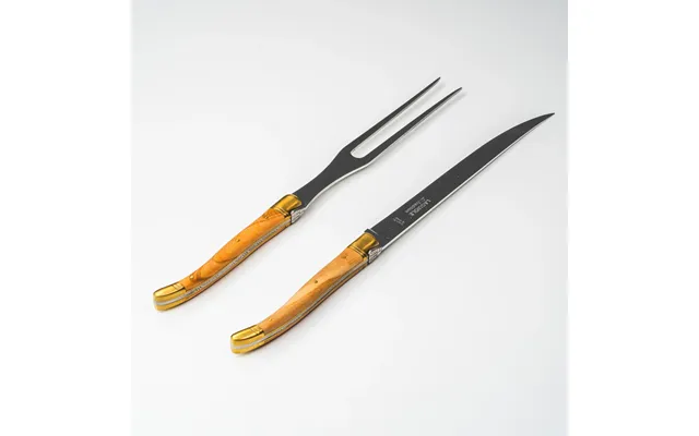 Forskærersæt Oliventræ Med 2 Messingkraver - Laguiole Tradition product image