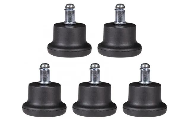 5 X Fødder Til Kontorstol - 11 Mm, Sort