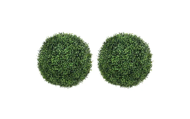 52 Cm Kunstige Eukalyptuskugler I Et Sæt Med 2 Stk. Uv-bestandige Dekorative Planter Med 1086 Blade Til Indendørs Og Ude