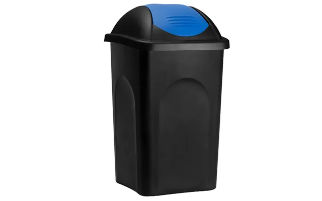 Affaldsspand - Sort Blå Plast 60l