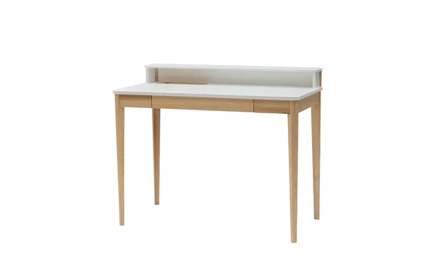 Ashme Skrivebord B 110 X D 56 X H 75cm - Asketræ Hvid
