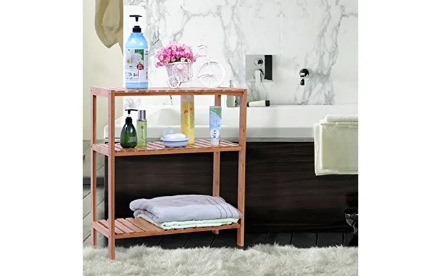 Bambusreol Med 3 Hylder - 59x26x66 Cm