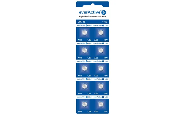 Bateria Everactive Alkaline G3 Lr736 Blister 10 Stk.