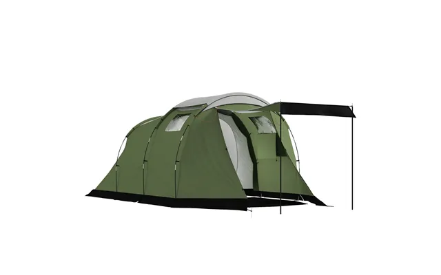 Campingtelt Til 3-4 Personer - Robust 3000 Mm Vandtæt