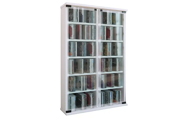 Cd Dvd Rack Galerie Til 300 Cd'er - Hvid