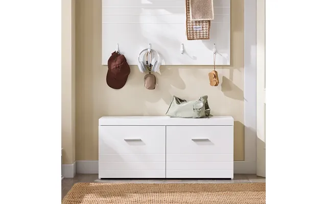 Elegant Og Praktisk Skobænk Til Entré - 100x35x45 Cm
