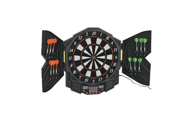 Elektronisk Dartskive Dartskive Med Stemmemeddelelser Engelsk Stemme Led-displays 12 Dart 27 Spil 216 Variationer Dartma