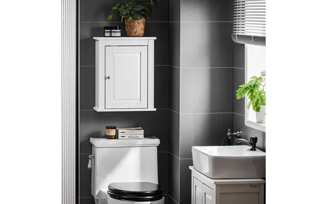 Enkelt Badeværelseskab Til Væggen - 40 X 18 X 49 Cm