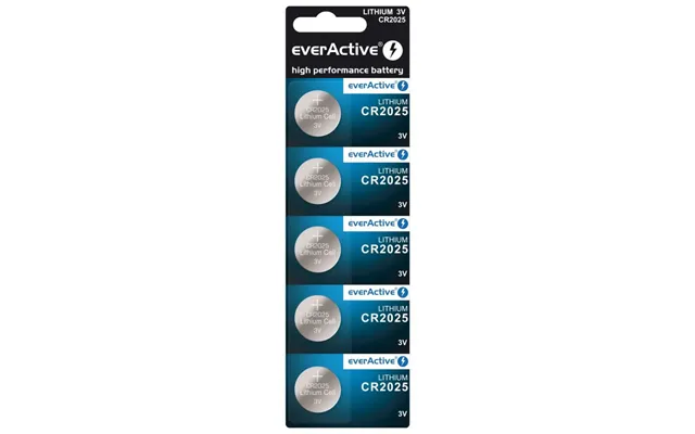 Everactive Litowa Cr2025 Blisterbatteri 5 Stk.