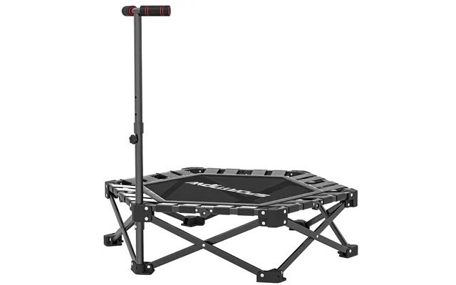 Fitnesstrampolin Med Justerbart T-håndtag - Foldbar