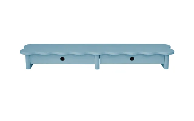 Flower 109cm Monitorskærmstativ Med Skuffer Gentle Blue