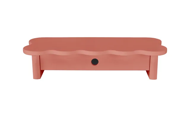 Flower Monitorskærmstativ Med Skuffe 60cm Antique Pink