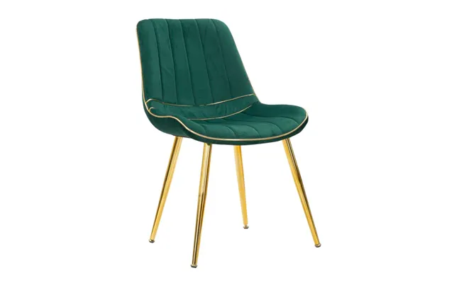 Glam Stol I Fyrretræ, Metal And Polyester - 51x59x79 Cm