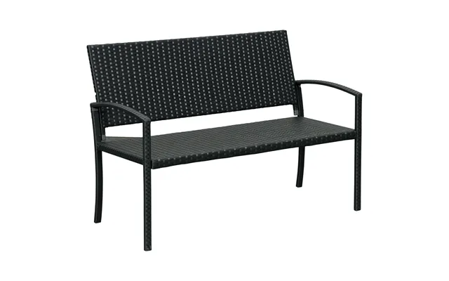 Havebænk - Rattan-look