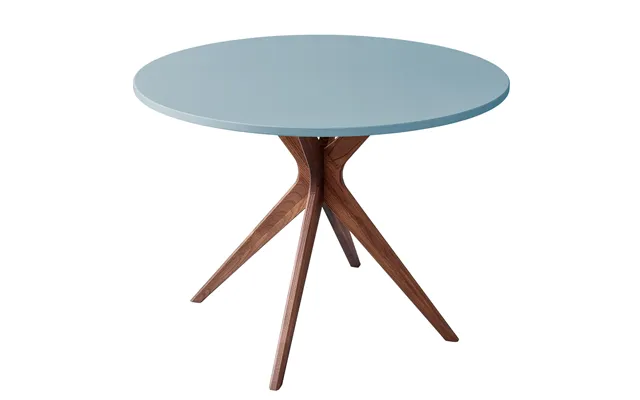 Jubi Bold Rund Spisebord 100cm Oak Gentle Blue