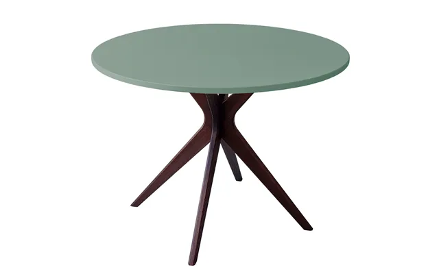 Jubi Bold Rund Spisebord 100cm Walnut Sage Green