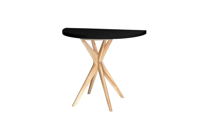 Jubi Halvrundt Udtrækkeligt Bord Diam. 90cm Black