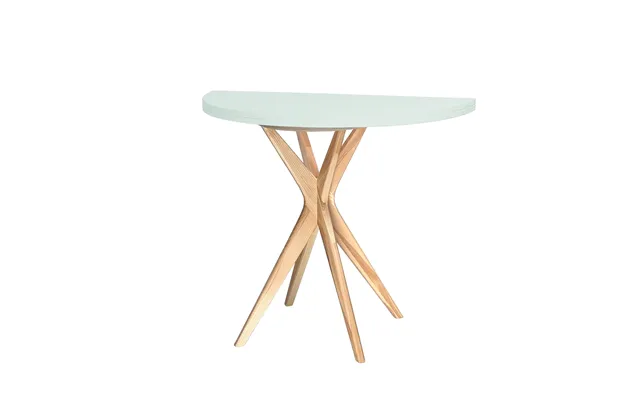 Jubi Halvrundt Udtrækkeligt Bord Diam. 90cm Fleeting Mint