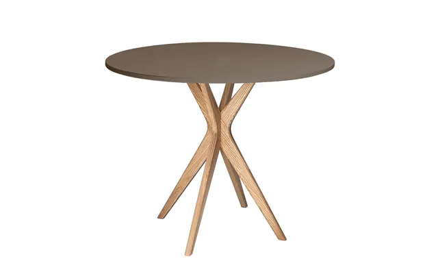 Jubi Rundt Spisebord Diam. 80cm Beaver Brown