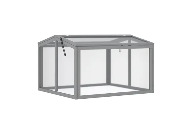 Koldrammedrivhus - Koldrammeplantebed Med Overdækning Af Træ Og Polycarbonat