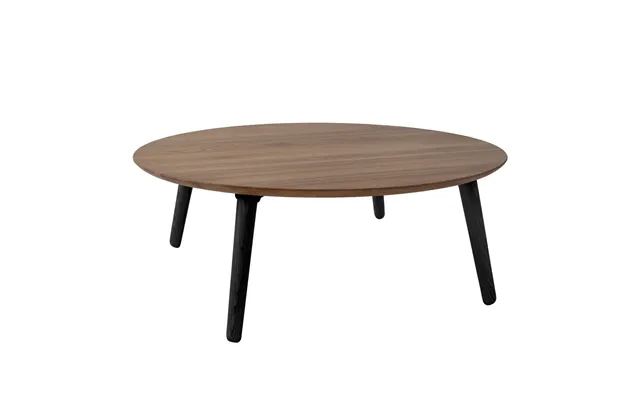 Kontrast Slice Sofabord Diam 100 X H45cm Eg Sorte Ben