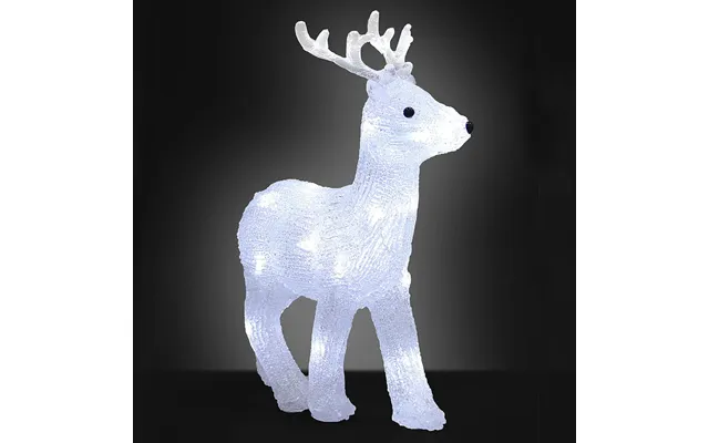 Led Akryl Figur Julehjort