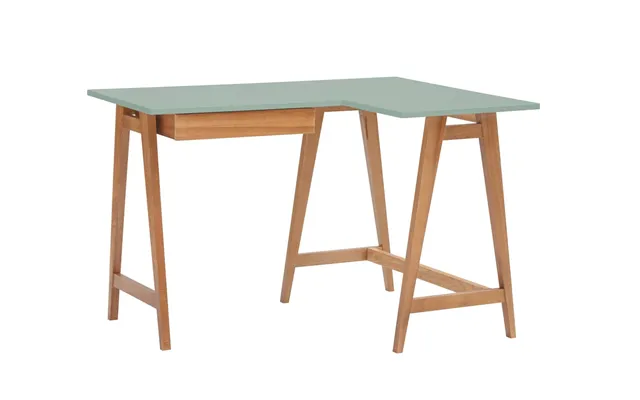 Luka Hjørneskrivebord B115cm X D85cm Salviegrøn Oak Højre Side