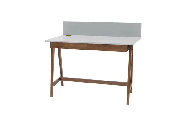 Luka Skrivebord 110x50cm Med Skuffe Eg Lysegrå