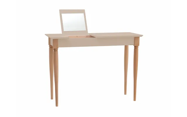 Mamo Sminkebord Med Spejl 105x35cm Brun Beige
