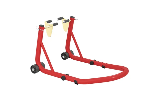 Motorcykel Stander Sæt For Bag Montering Stander Motorcykel Donkraft 544 Kg Stål Rød